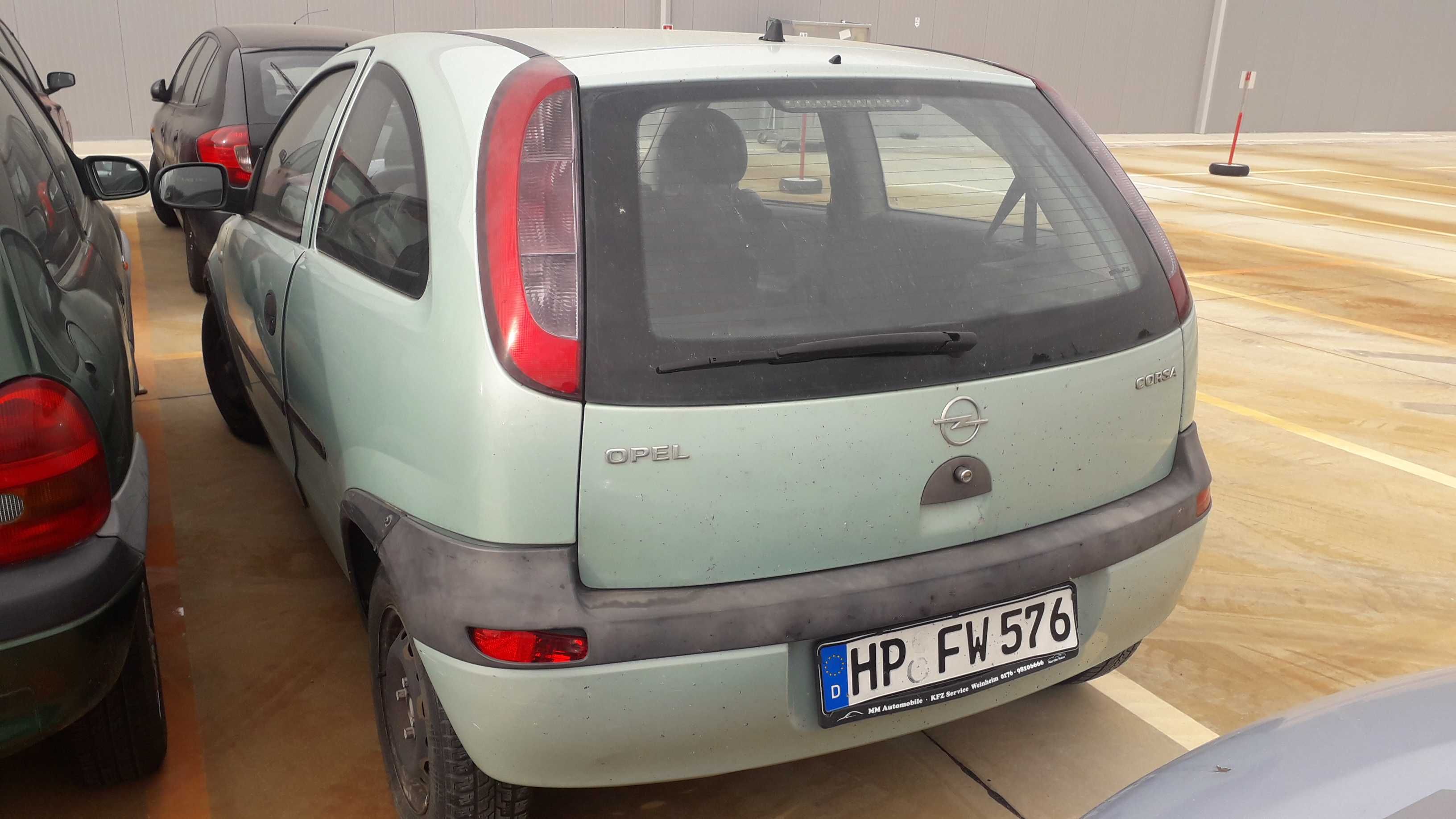 Temos para peças Opel Corsa C Gasolina