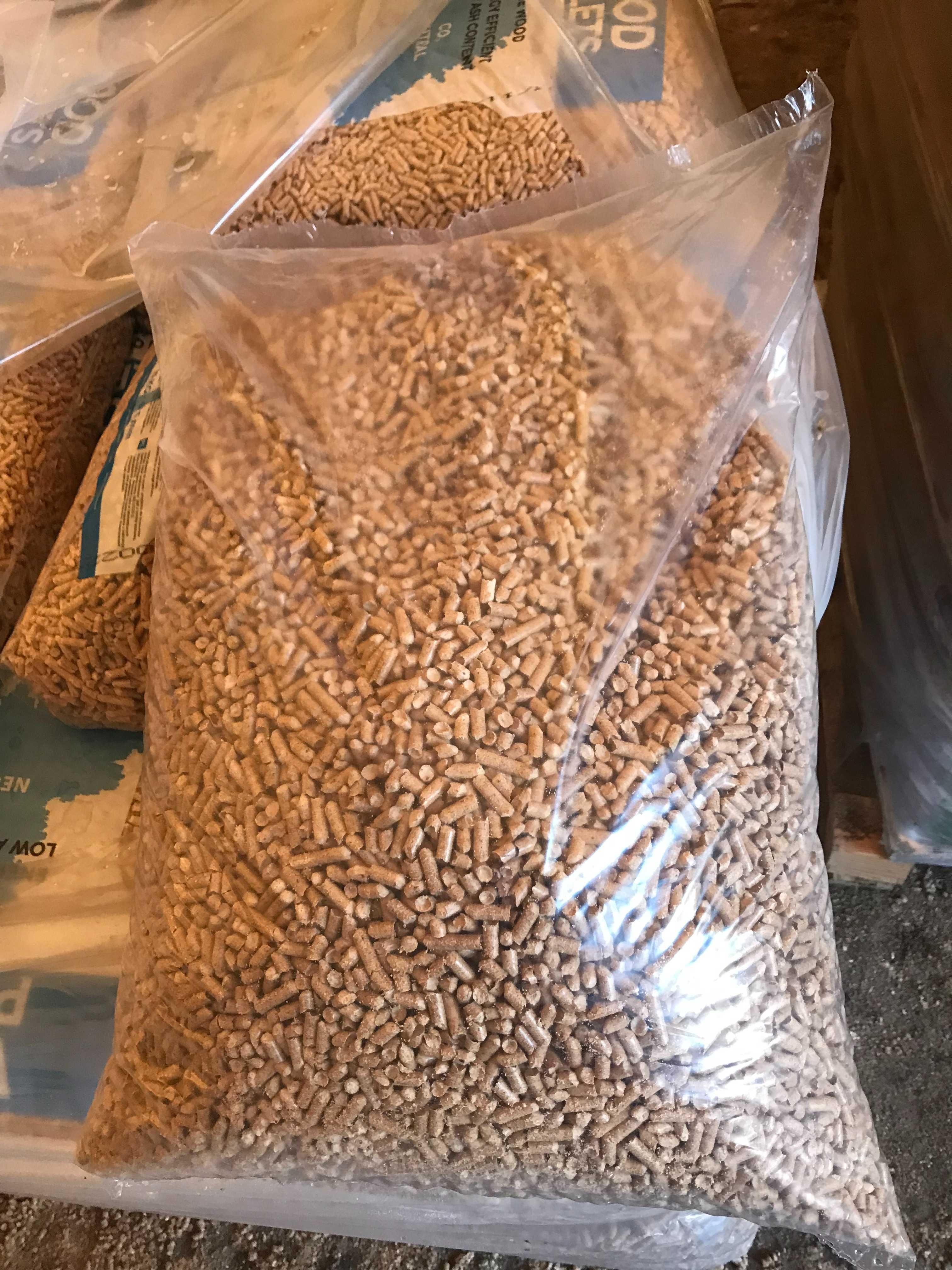 Pellet drzewny 6 mm z dowozem wysoka jakość A1 bez spieków
