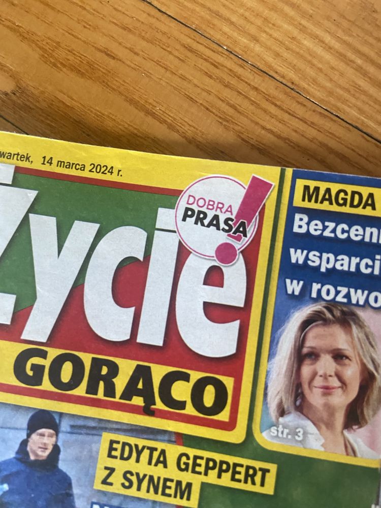 9 sztuk gazet życie na gorąco chwila dla ciebie