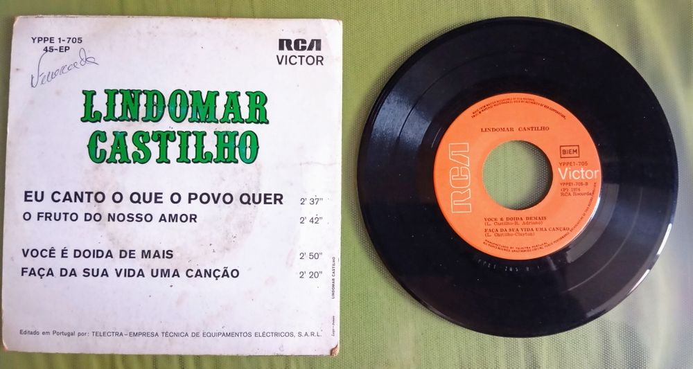 Lindomar Castilho vinil 7 " .
