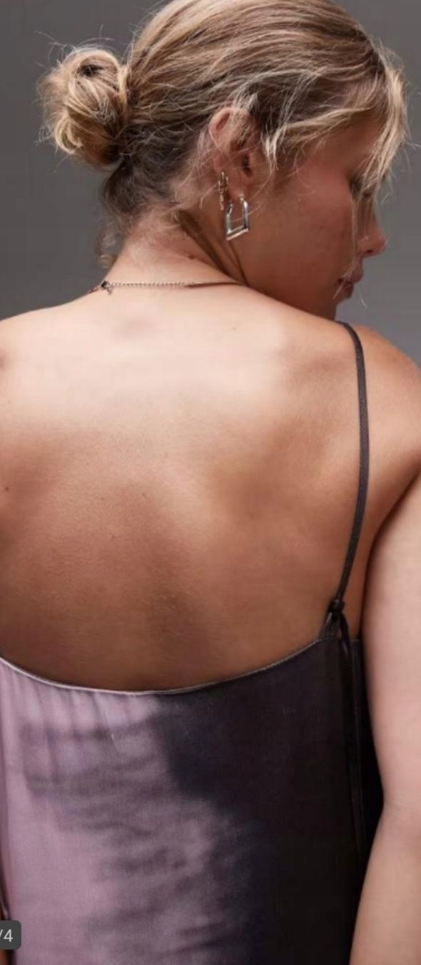 TOP SHOP sukienka maxi ombre na ramionczkach 40 L