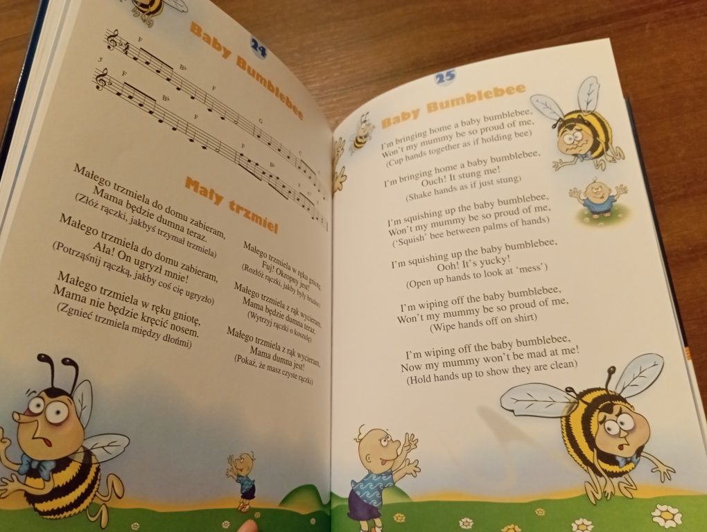 Książka - Angielski dla dzieci - Piosenki
