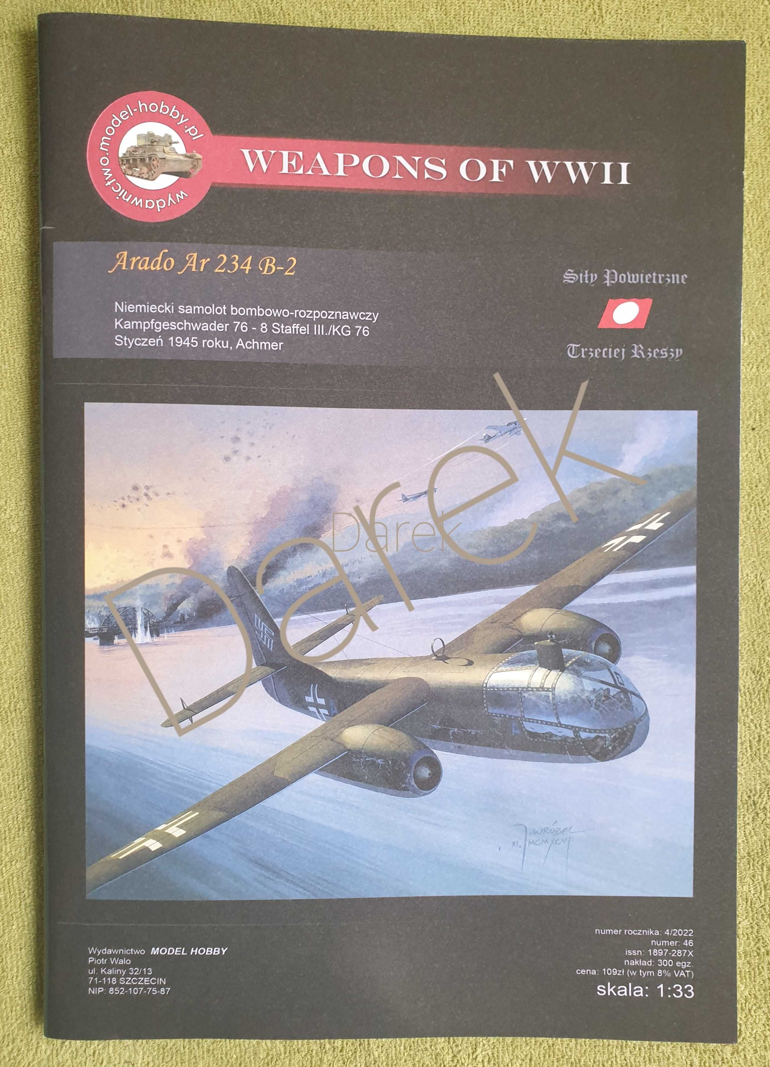 ARADO Ar 234 B-2 Model Hobby