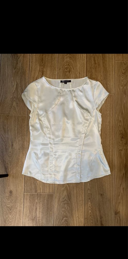 Атласная стильная блуза Zara размер S