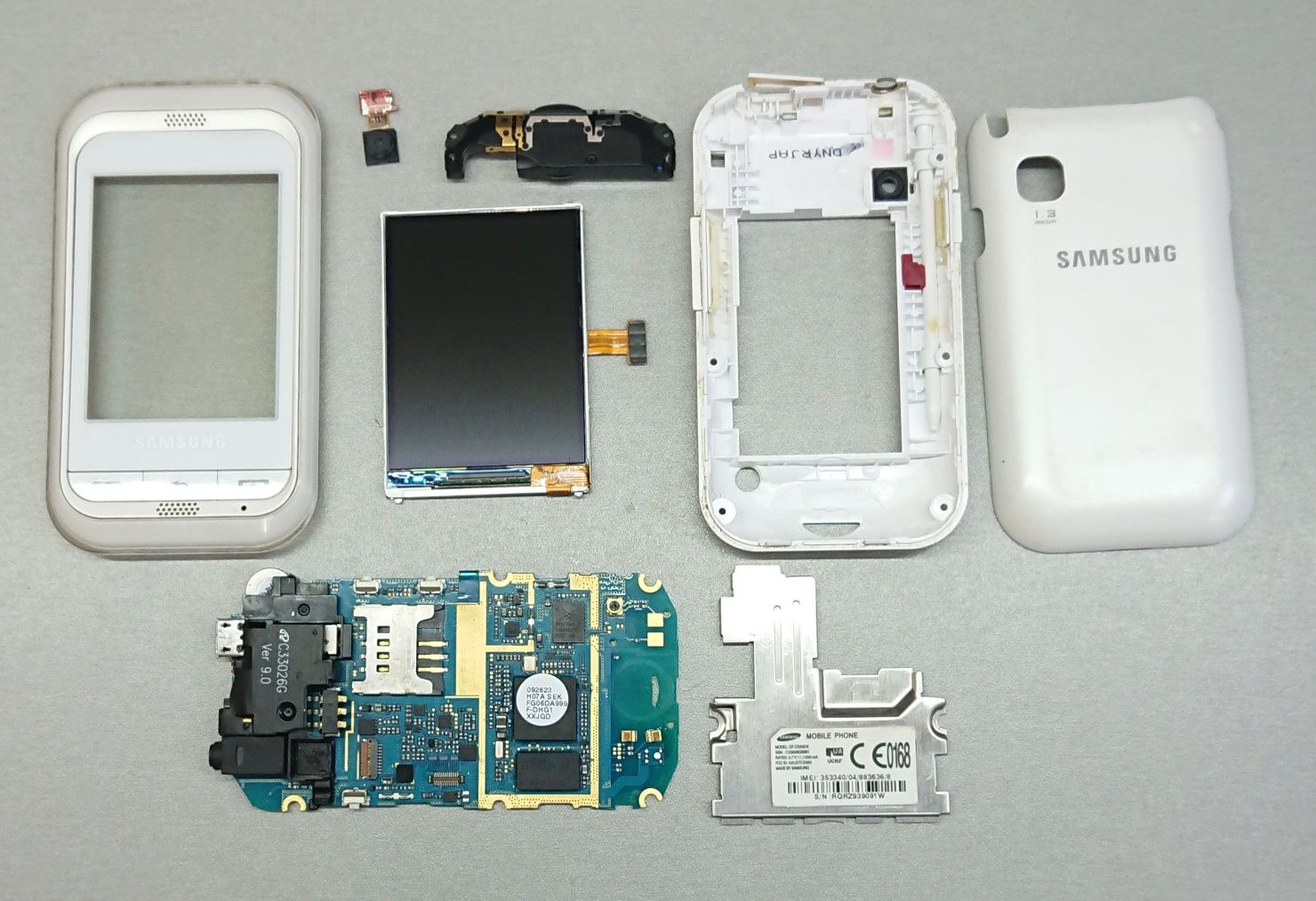 Samsung i9192 / C3300 по запчастям. Шлейф, камера, дисплей, разъе, АКБ