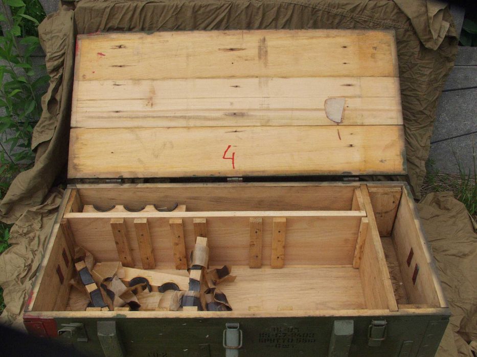 Skrzynia Drewniana Wojskowa PG-9