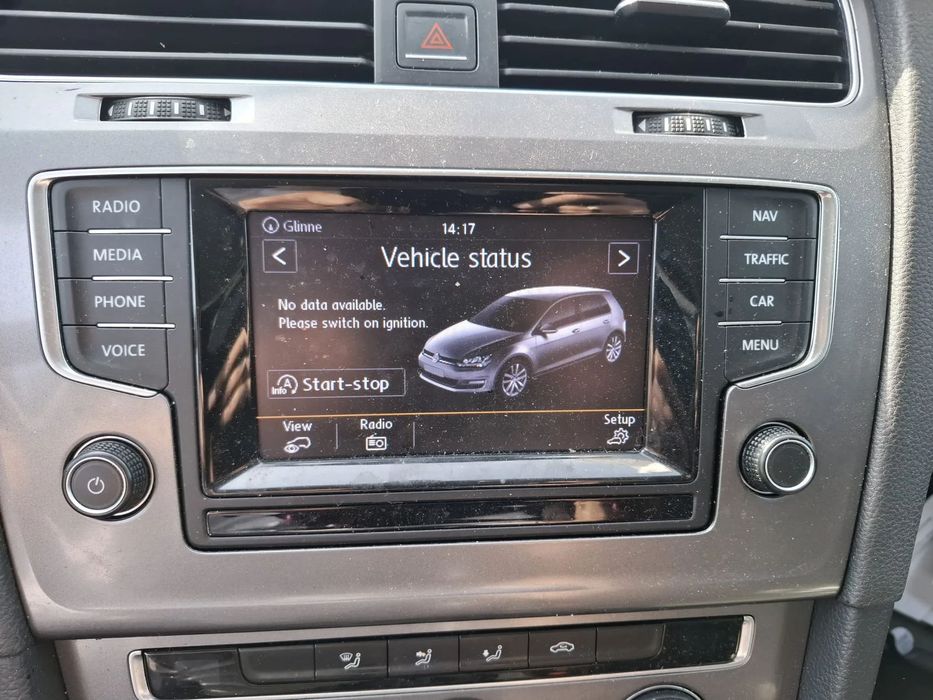 Ekran Wyświetlacz Nawigacji Radio Radia VW 5G0919605D
