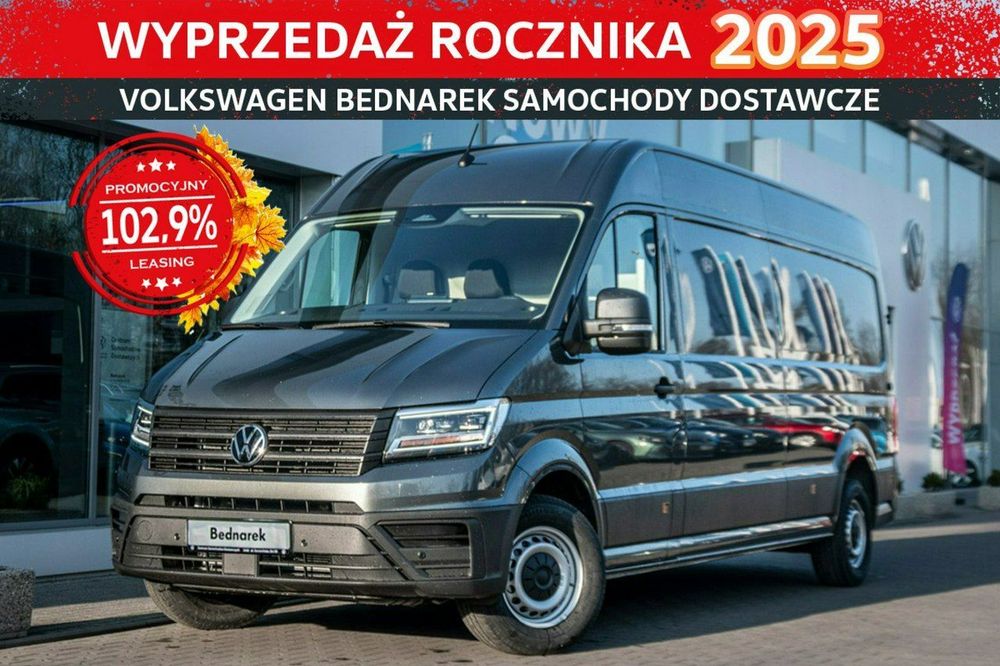 Volkswagen Crafter  FL Furgon L4 2.0 TDI 177 KM Wysoki Dach, Automat Dostępny od ręki!
