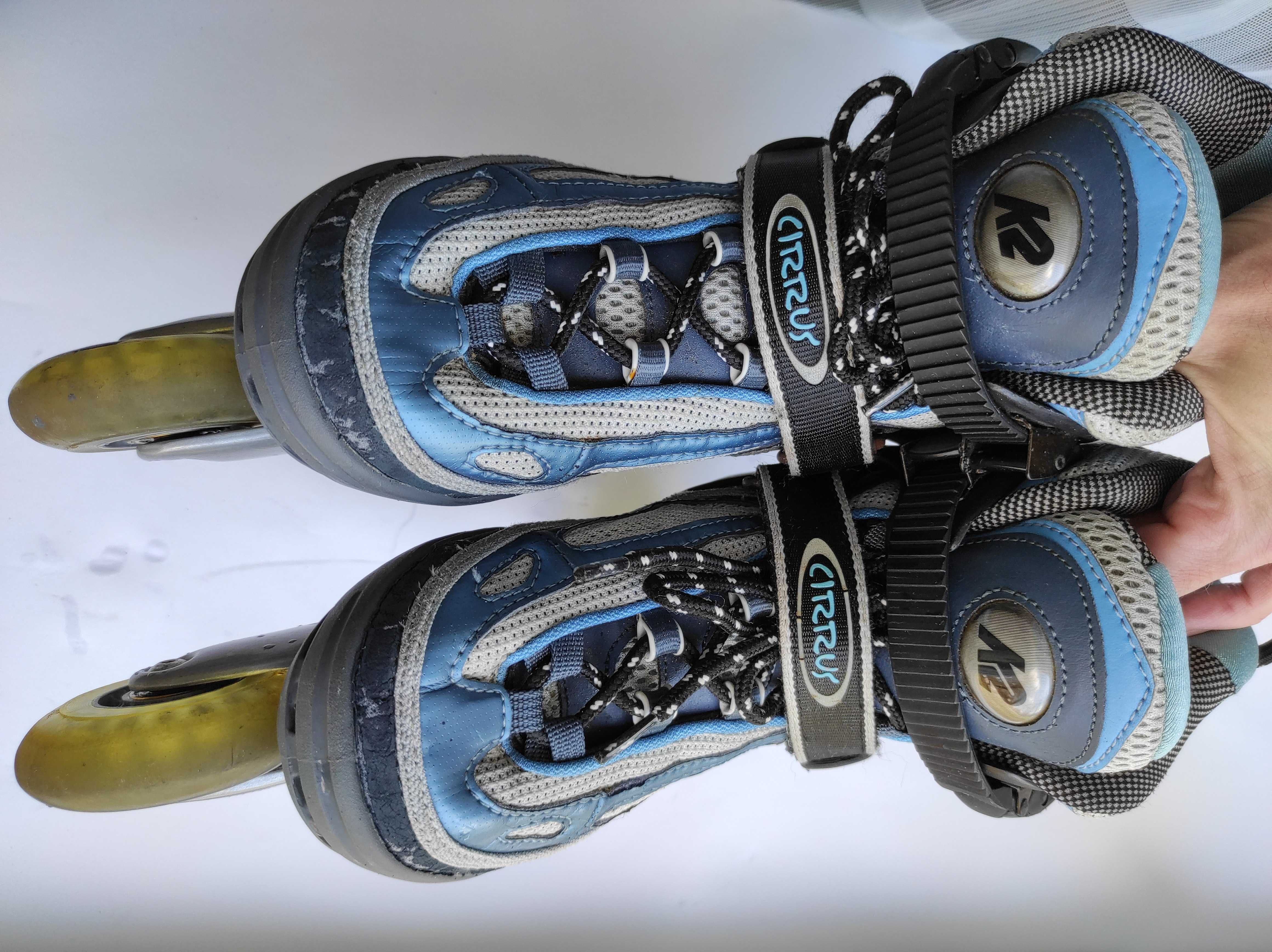 Роликовые женские коньки K2 Cirrus Titanium, размер 39, ролики