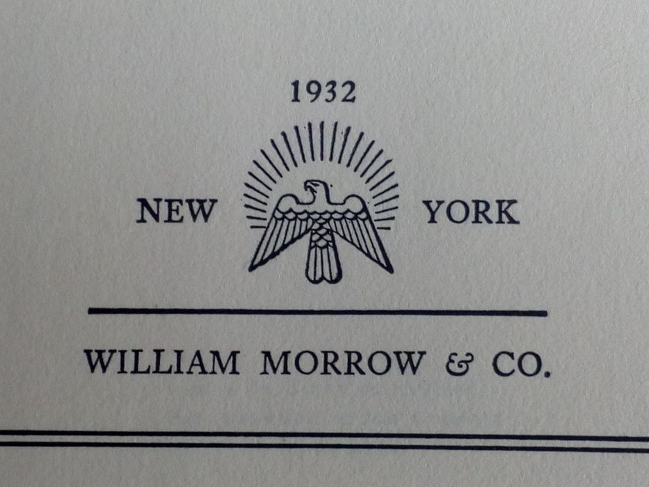 книга вінтажна  , 1932 г. - ILL WIND - James Hilton , New York 1932 г.