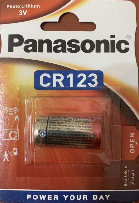 Батарейка Panasonic CR 123