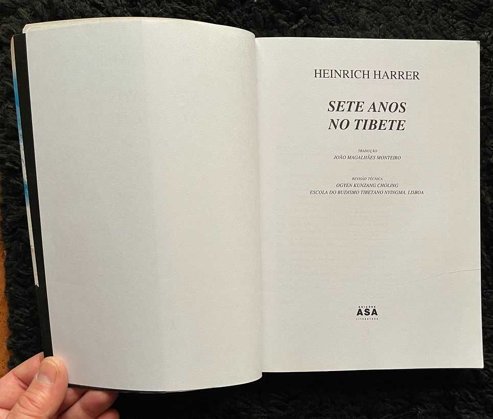 Livro Sete Anos no Tibete de Heinrich Harrer