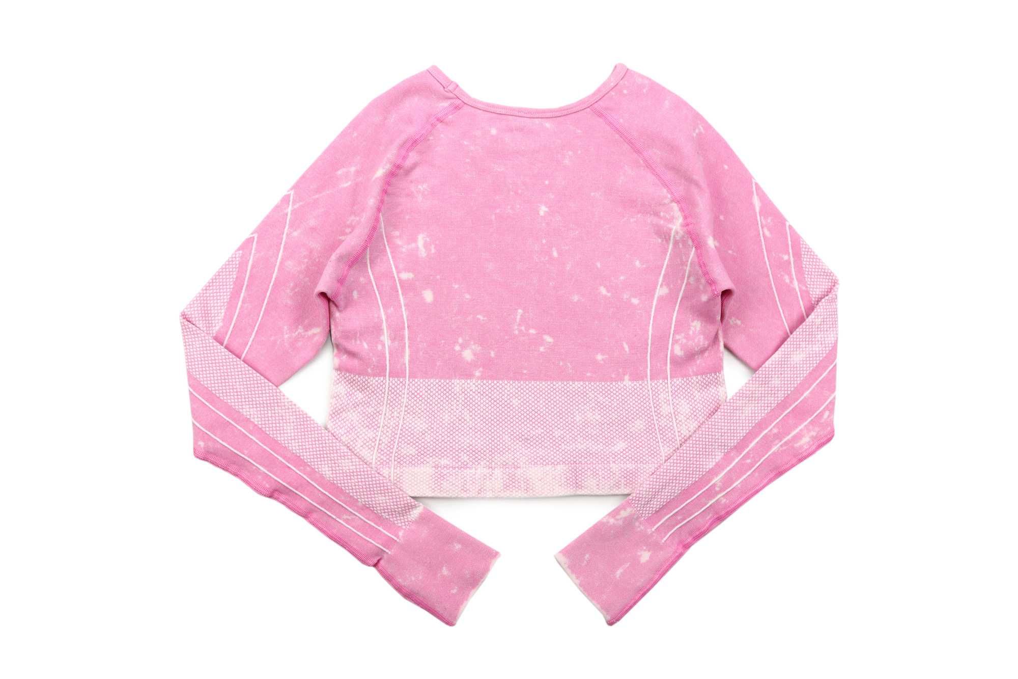 Pretty Little Thing Rashguard crop top LS róż S