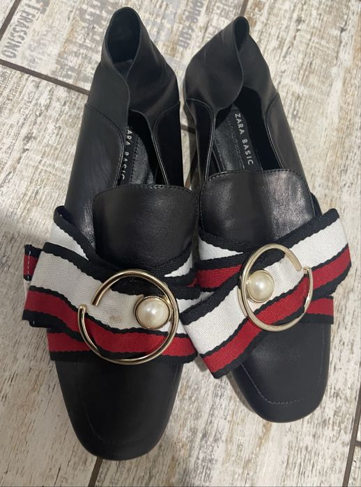 Балетки ZARA натуральна шкіра 37 розмір