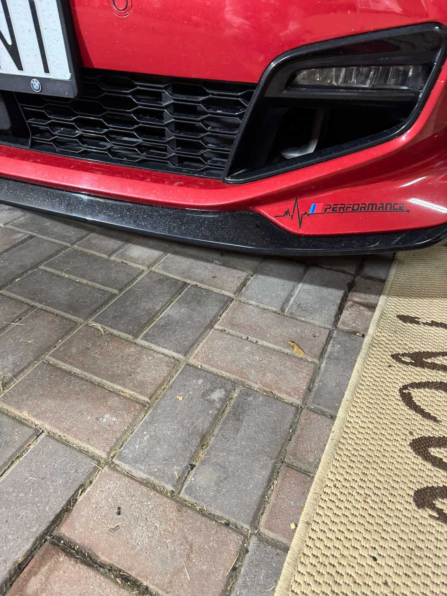 Dokładka Zderzaka Splitter MP BMW F40 Czarny Połysk / Carbon