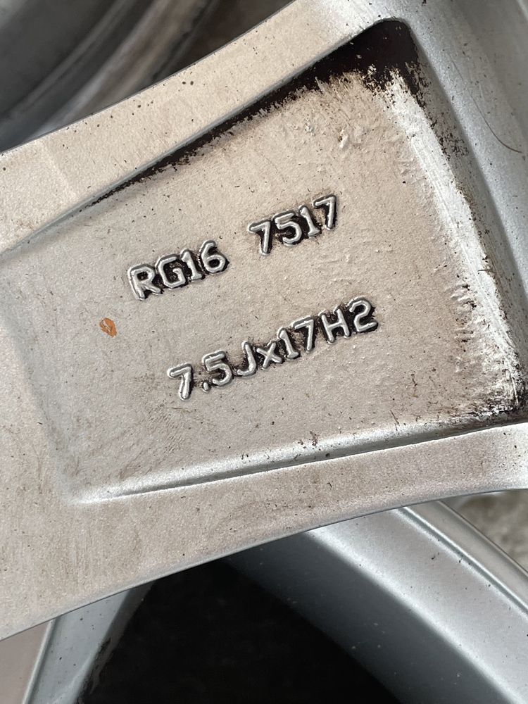 Piękny komplet alufelg 17” 5x114.3x64.1 OXXO Proste ET48 7.5J Okazja!