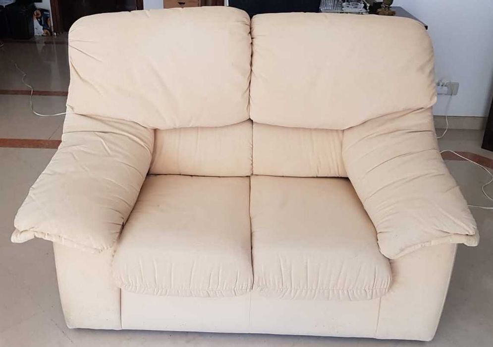 Sofá cama Nobuck 3 lugares