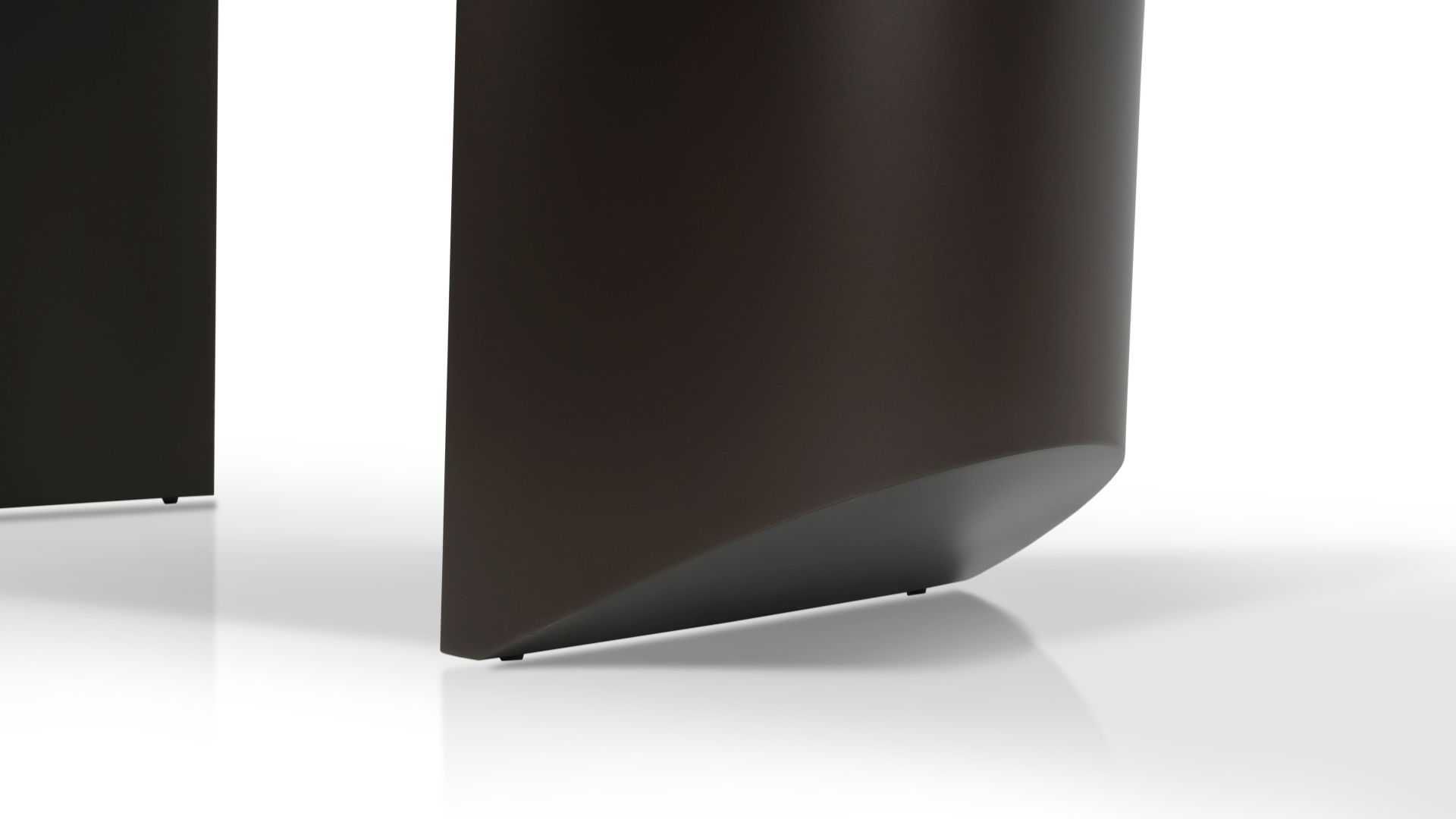Stół COSIMA blat ze spieku kwarcowego, podstawa brąz 280 cm x 120 cm