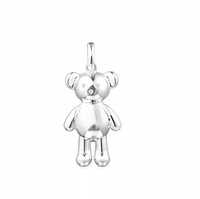 Zawieszka Tous Teddy Bear 2.9cm srebro oryginał