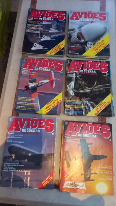Vendo 80 fascículos de Aviões de Guerra