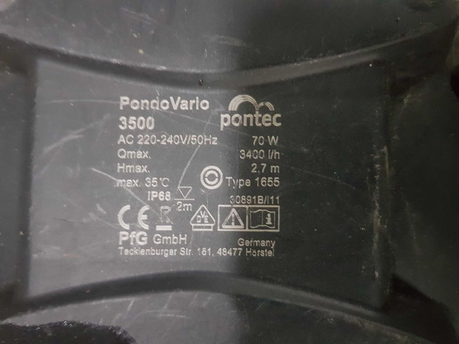 Oase Pompka Pontec PondoVario 3500 do fontanny stawu oczka wodnego