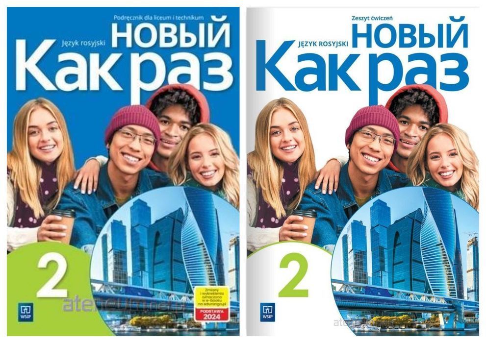 NOWE Nowyj Kak Raz 2 Podręcznik + Ćwiczenia PODSTAWA 2024 WSiP