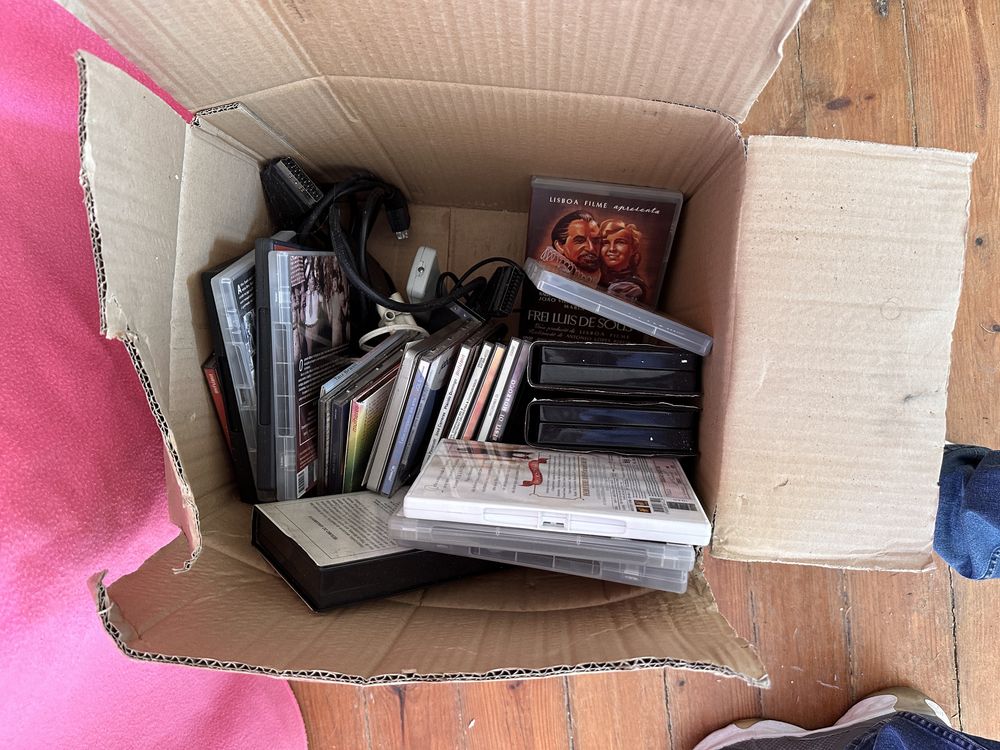 Leitor de DVD e de VHS