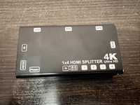 Спліттер HDMI 1x4 V2.0, 3D, 4K