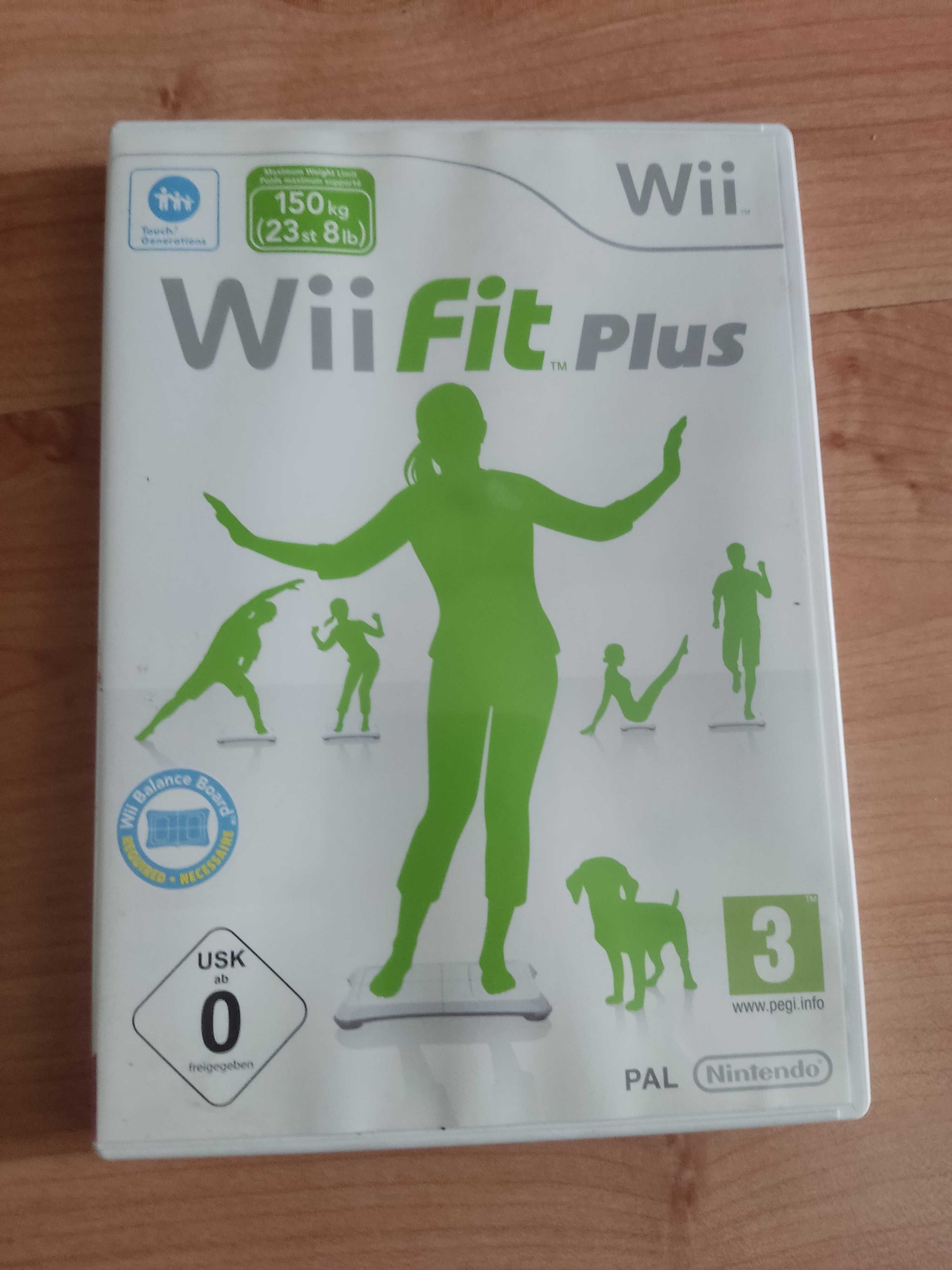 Jogos originais Wii: Fit Plus e Wii Sports