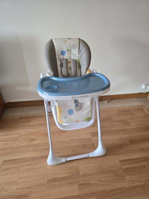 Cadeira de refeição Kinderkraft Yummy – como nova, completa!