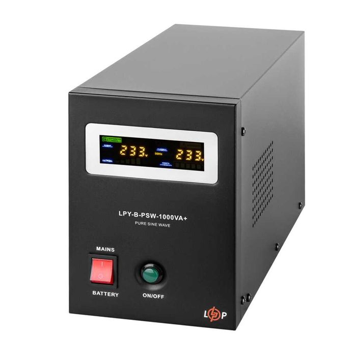 ДБЖ LogicPower LPY-PSW-1000VA+ (700Вт) 10A/20A 12в