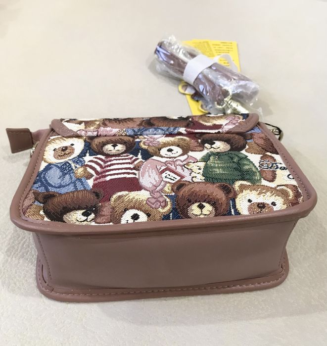 Danny Bear Англія сумка крос боді преміум якість з довгим ремінцем