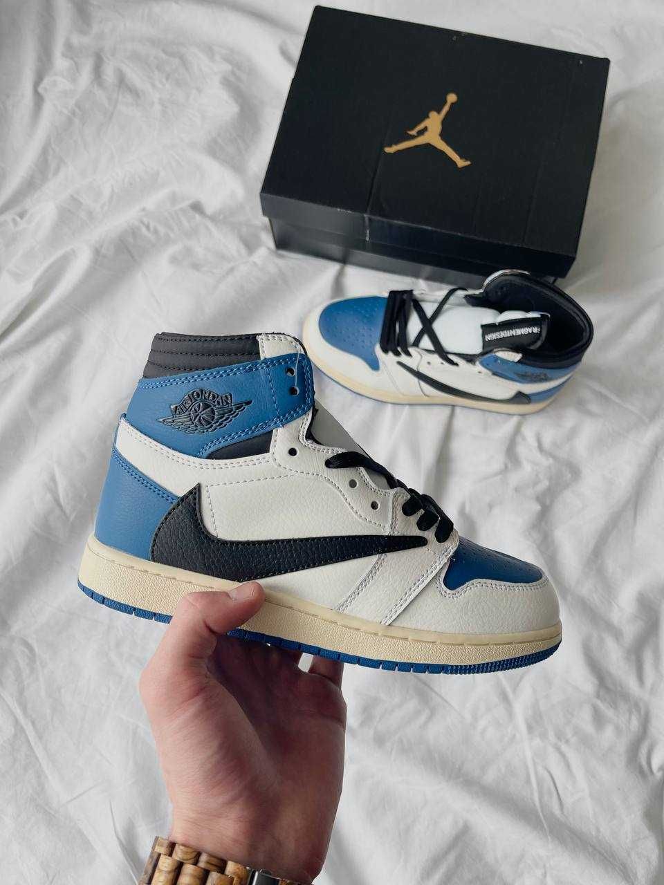 Жіночі кросівки Nike Jordan High x Travis Scott x Fragment (36-40 р.)