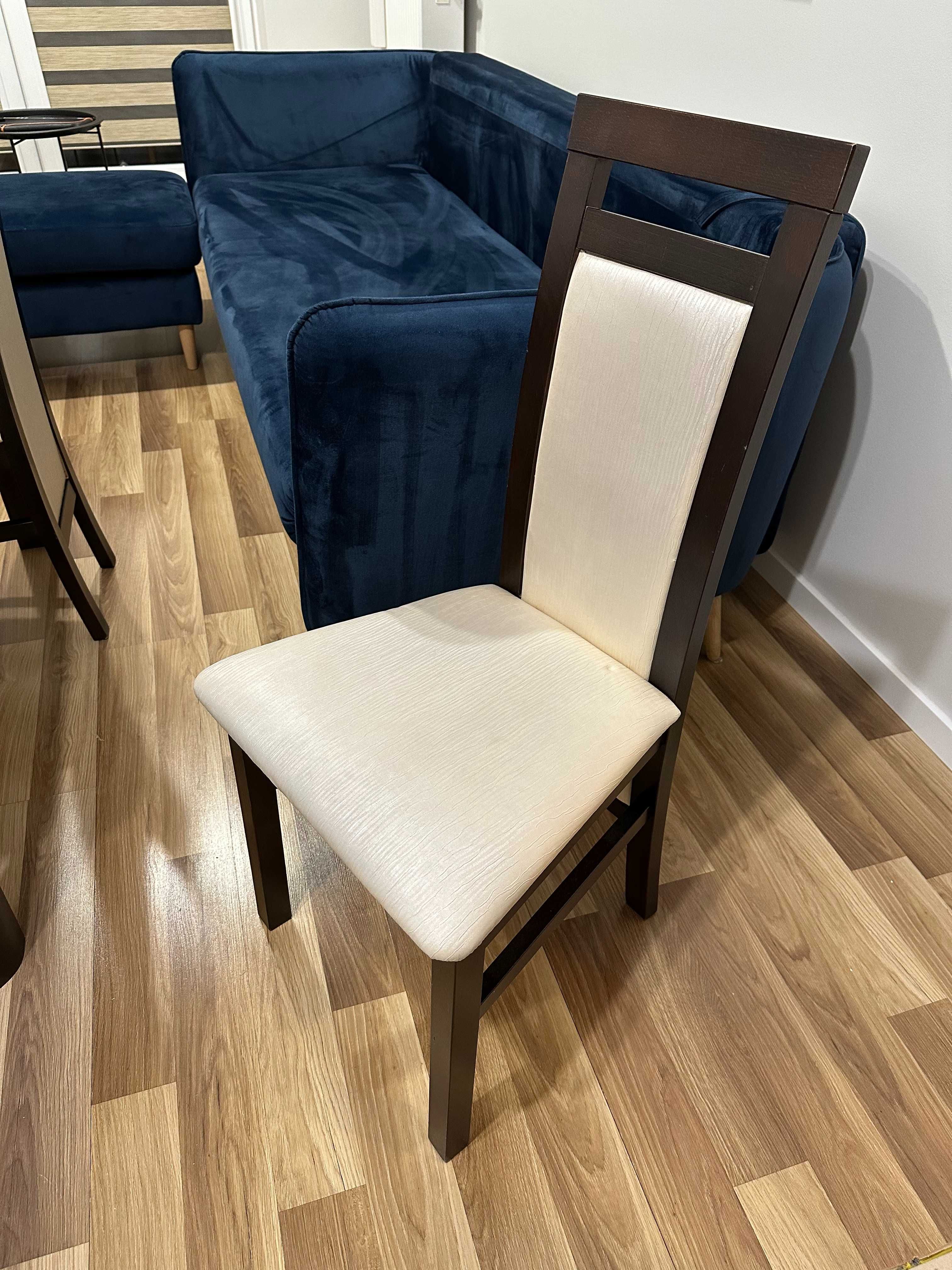 Stół rozkładany 120/190x80cm lite drewno (krzesła GRATIS)