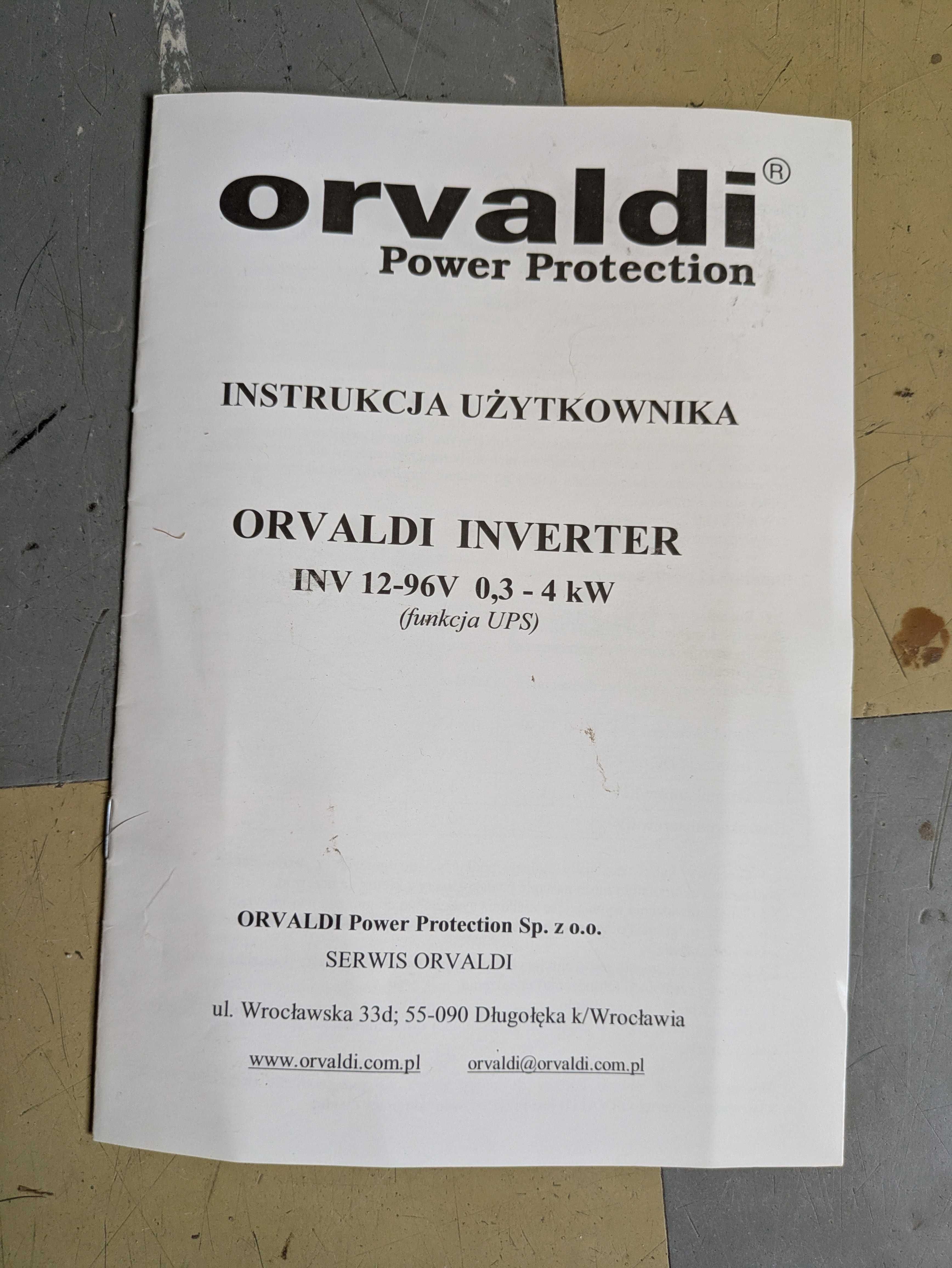 Inwerter UPS ORVALDI 500W 12V – idealny do awaryjnego zasilania