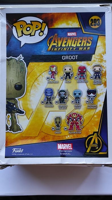 Funko Pop GROOT 293 Marvel / Франко Поп Грут Марвел