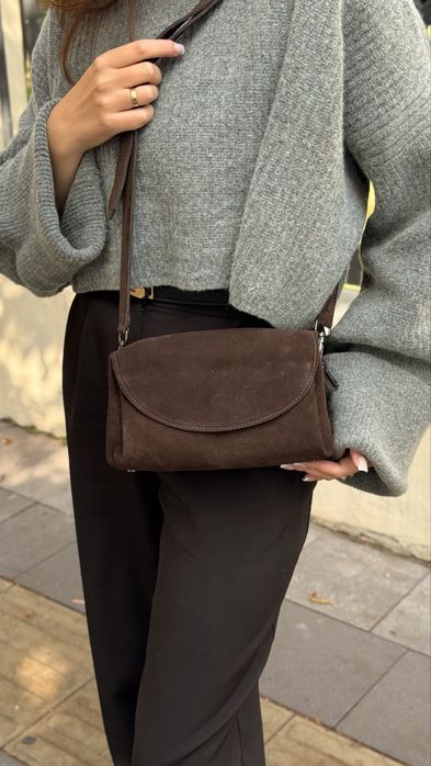 Замшева сумочка жіноча, замшева сумка