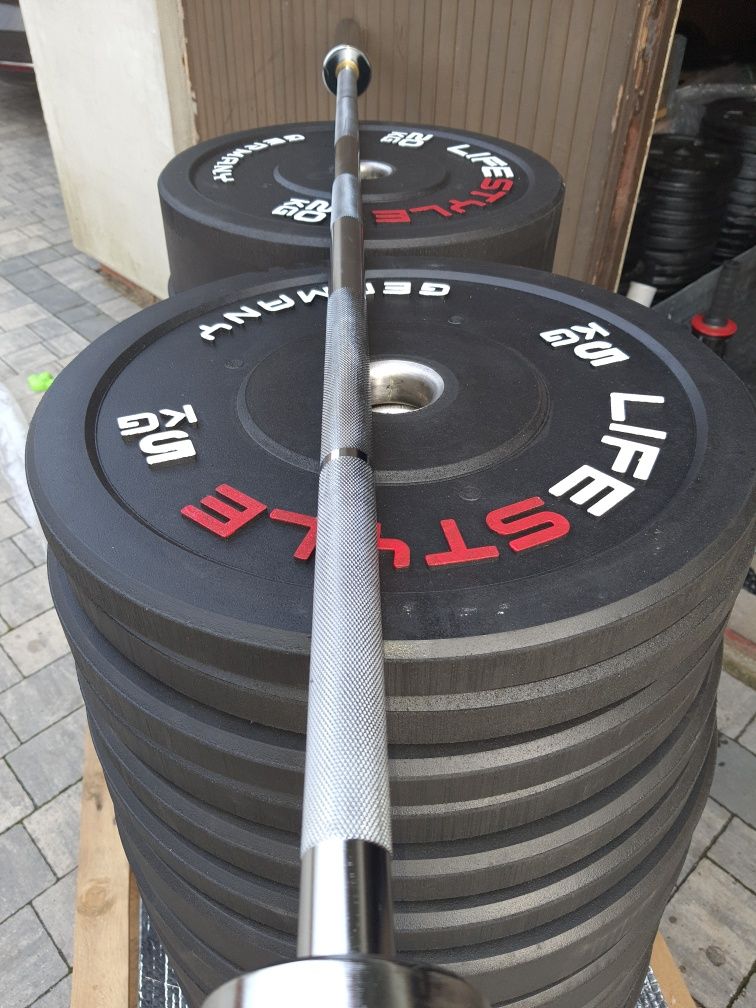 Ģryf olimpijski PROMOCJA! 220cm 20 kg Bauer Fitness nowy