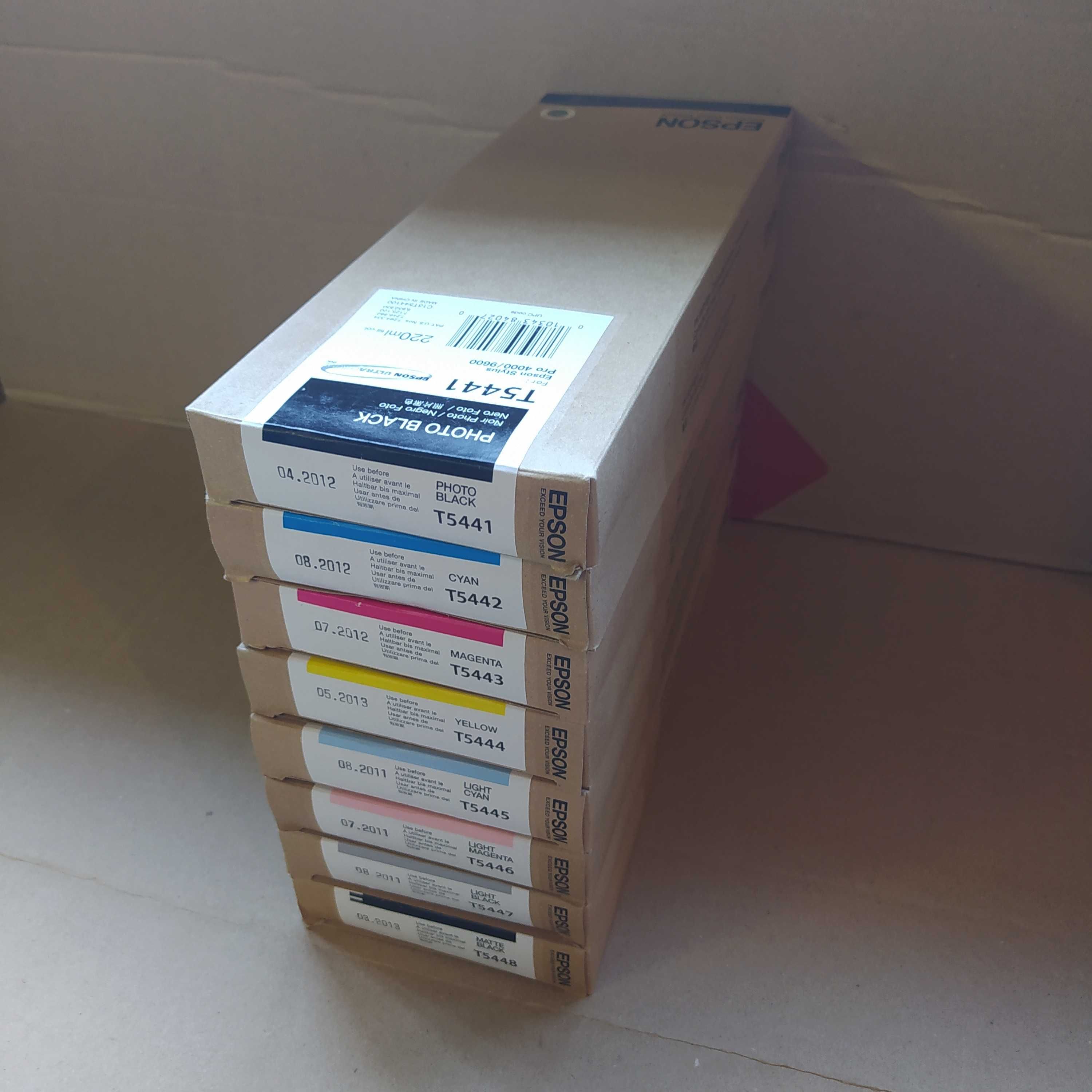 Картридж Epson C13T544100 - C13T544800 ( T5441 - T5448 ) T5431 - T5438