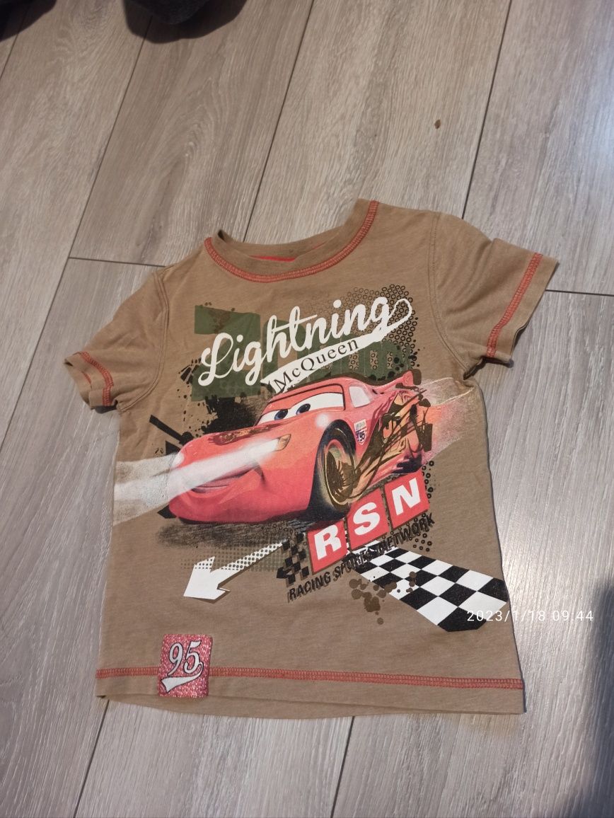 T-Shirt bluzka koszulka 98 104 Disney Cars