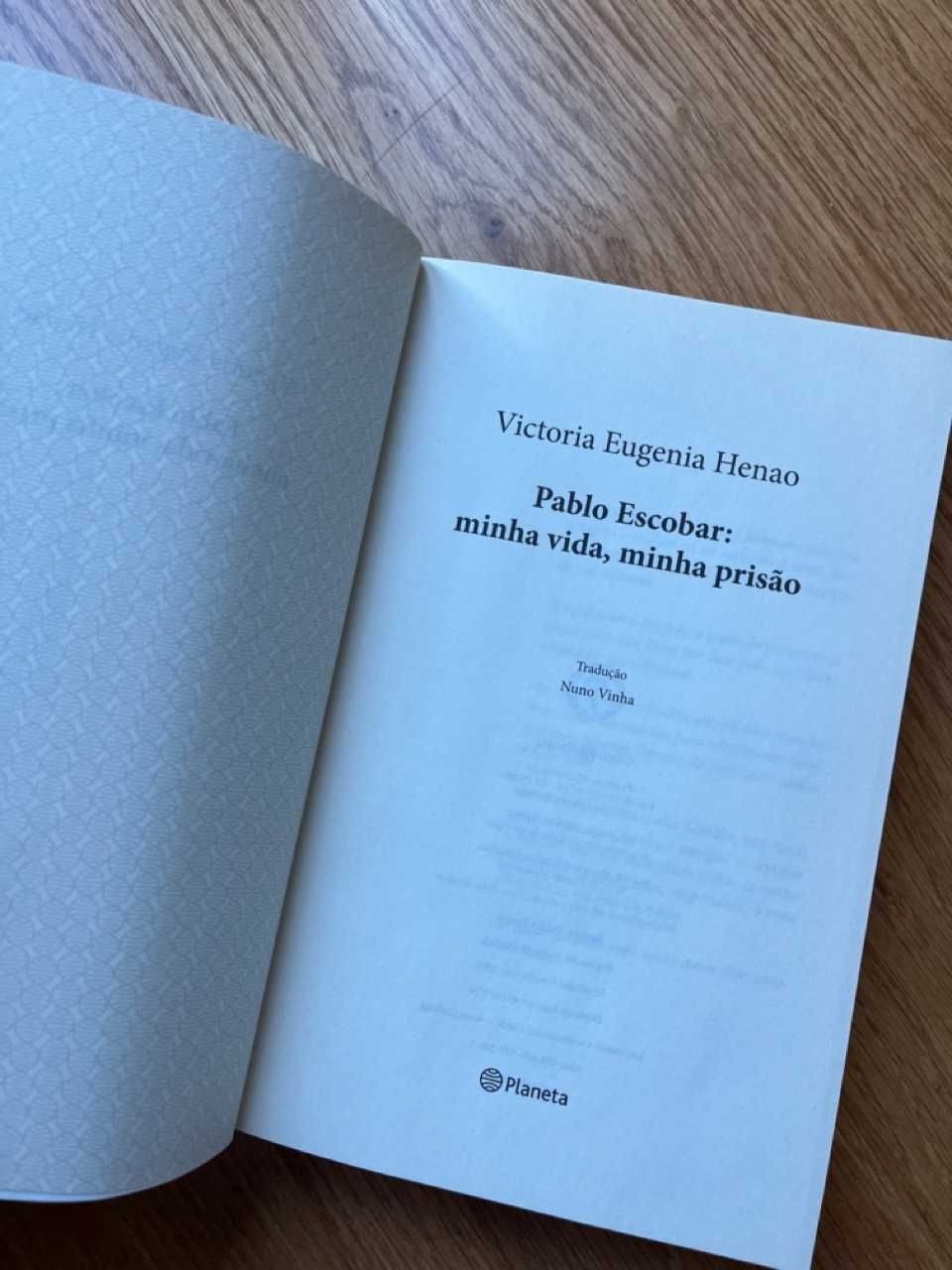 Livro "Pablo Escobar - Minha Vida, Minha Prisão"