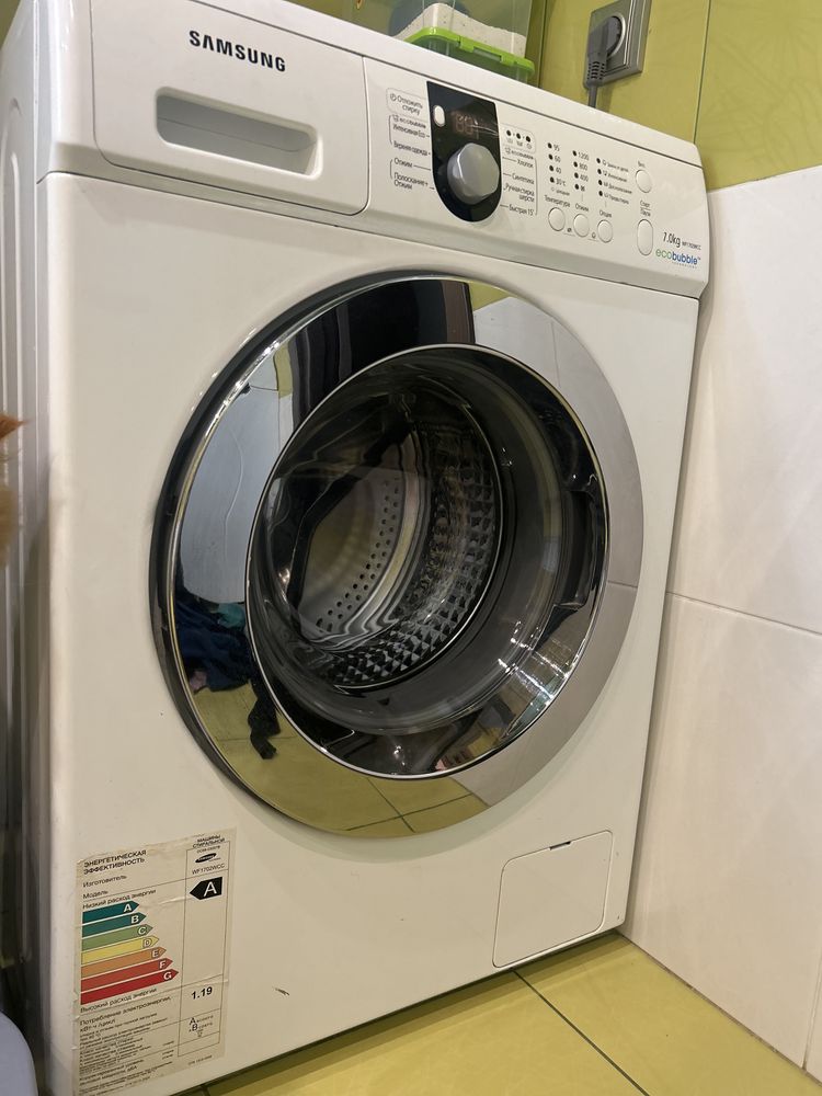 Стиральная Машина 7кг Самсунг Samsung ecobubble WF1702WCC