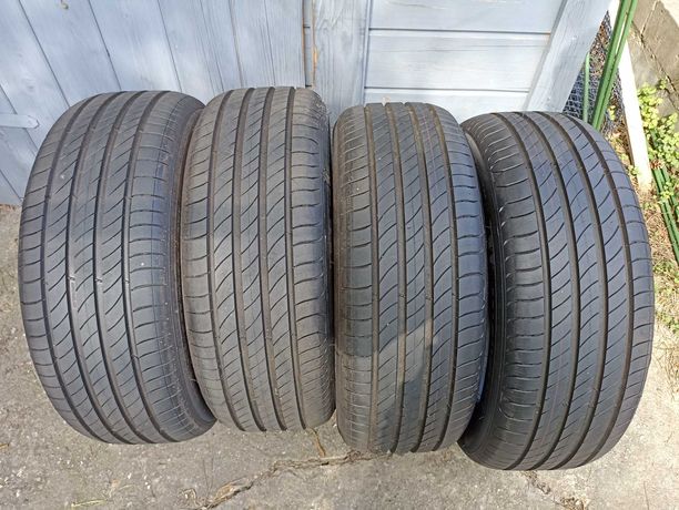 4 praktycznie nowe MICHELIN 195/55R16  - jeszcze z kolorowymi paskami