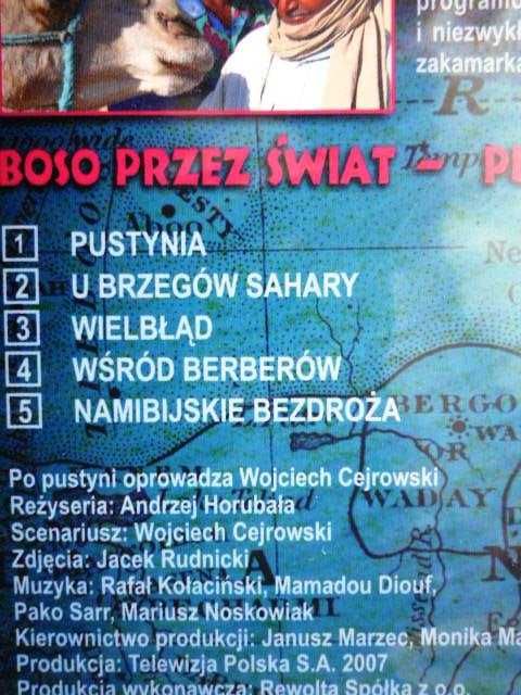 Pustynia Boso przez Świat Cejrowski płyta DVD