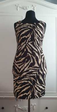 Sukienka  40 42 zebra panterka USA