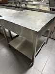Mesa quadrada de centro para cozinha / café , com prateleira