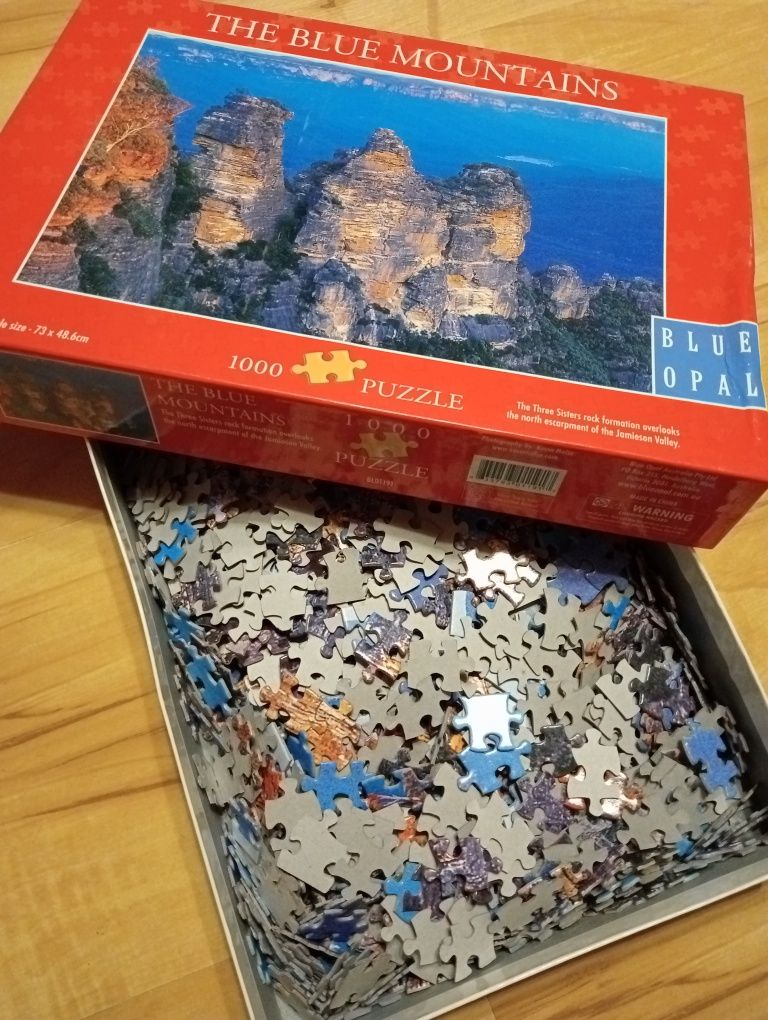 Puzzle 1000 szt, piękny pejzaż, polecam