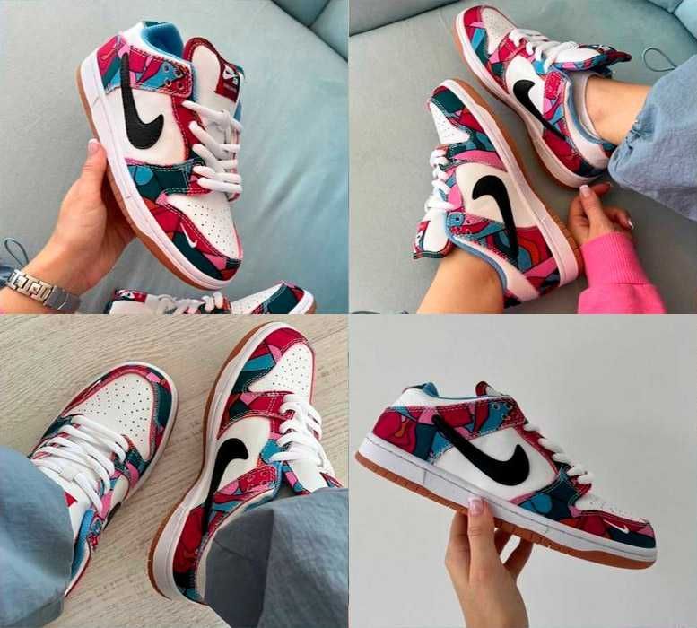 Кроссовки Nike SB Dunk Low Pro Parra Abstract Art 36-46 найк Знижжка