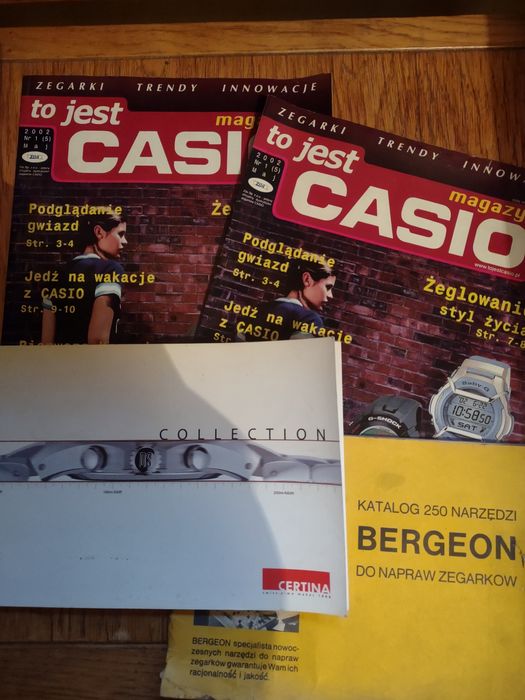 Stare katalogi/ gazetki zegarmistrzowskie