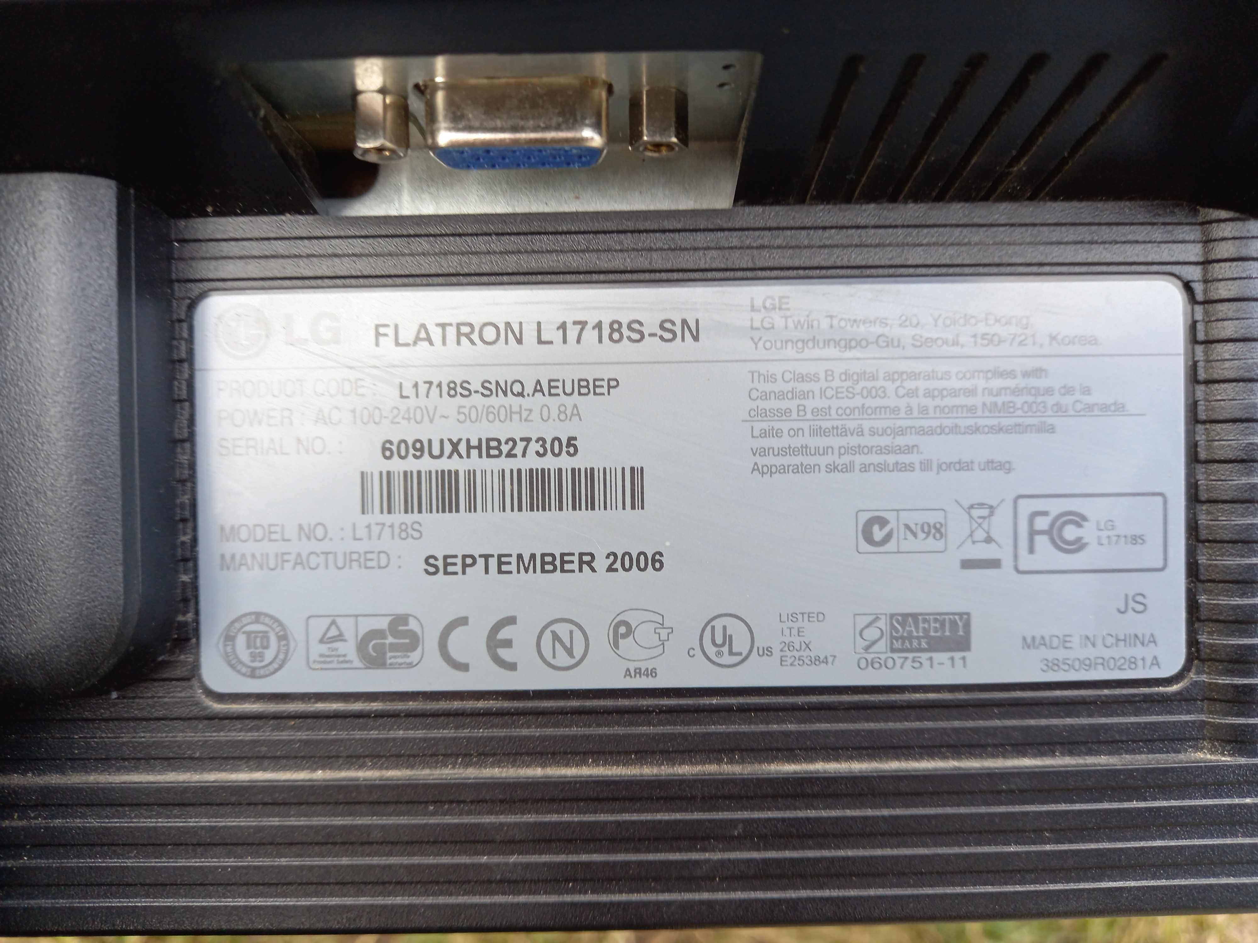 Monitor komputerowy LG